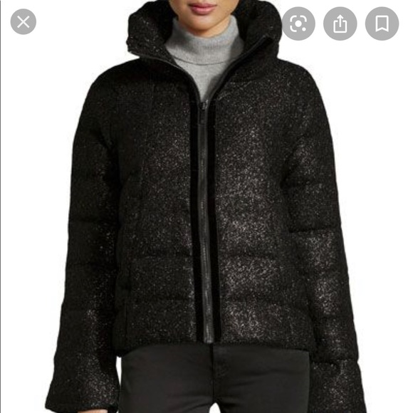 BLACK HALL SPARKLE PUFFER - Picture 1 of 6